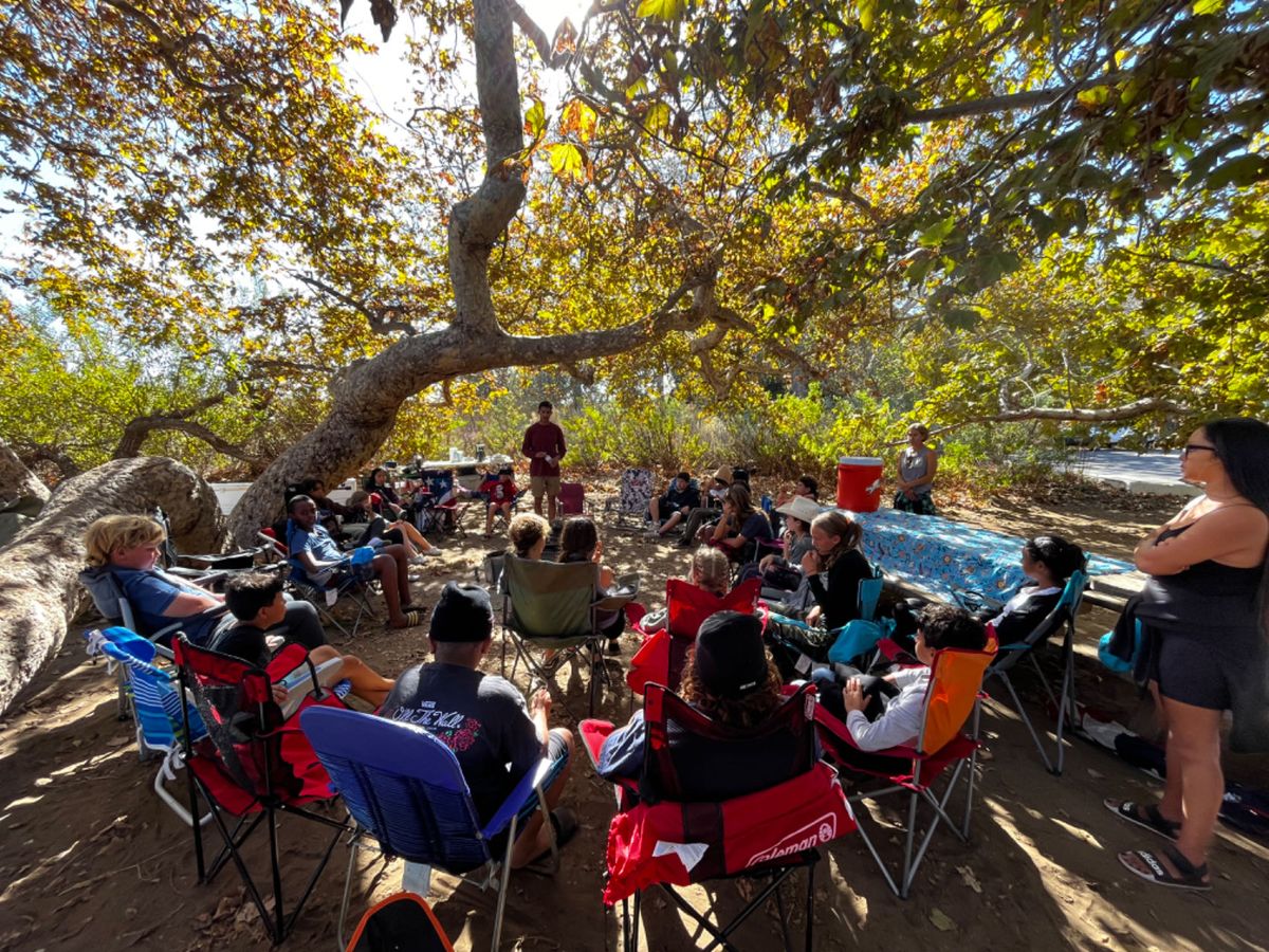 Private School Camping Trip with Farm Fjord